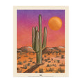 Cactus Sunset Art Print