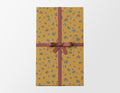 Flower Toss Wrapping Paper