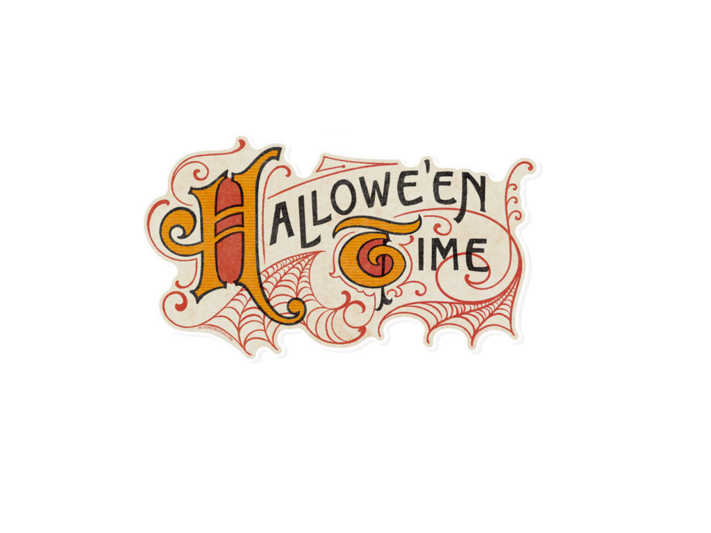 HALLOWEEN TIME VINYL STICKER