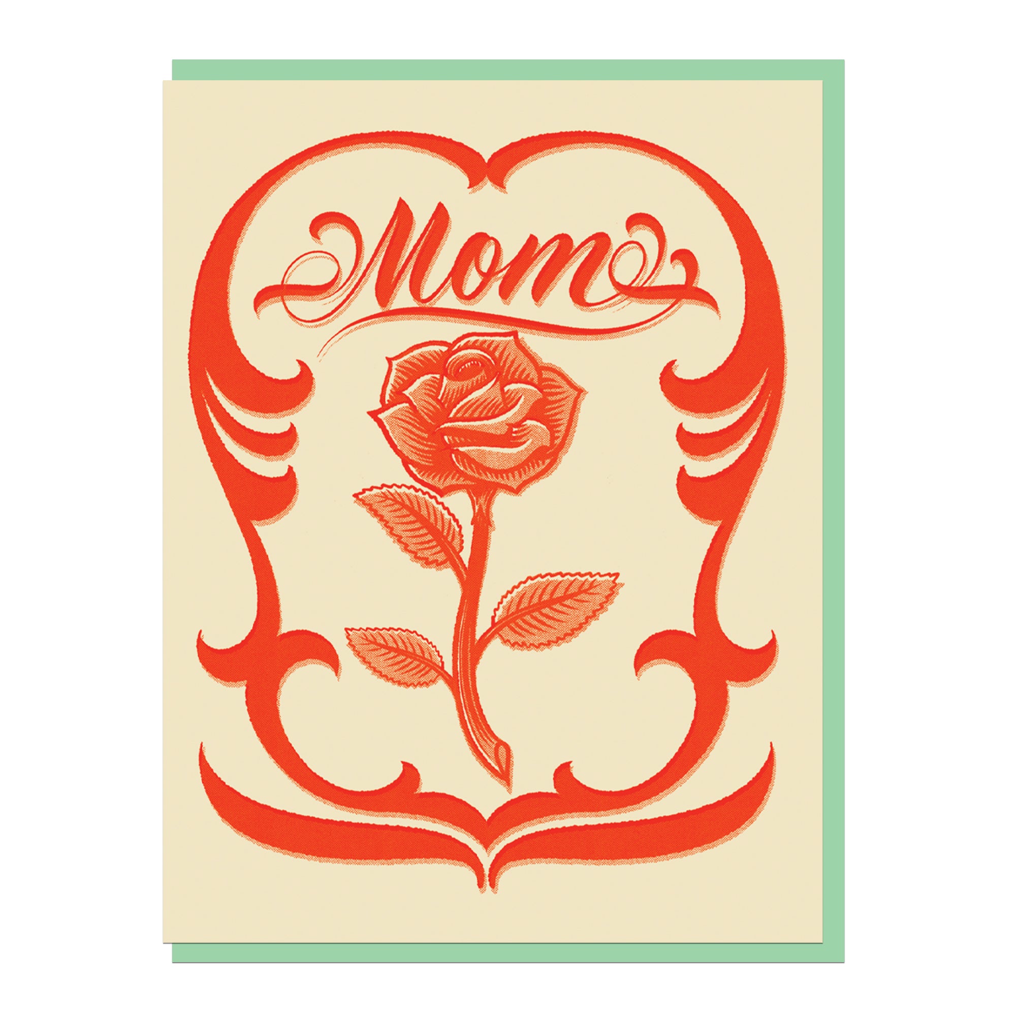Mom Rose Greeting Card