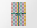 Multi Colored Checkered Wrapping Paper