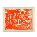 Ride or Die Vintage Red Art Print