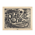 Ride or Die Vintage Black Art Print