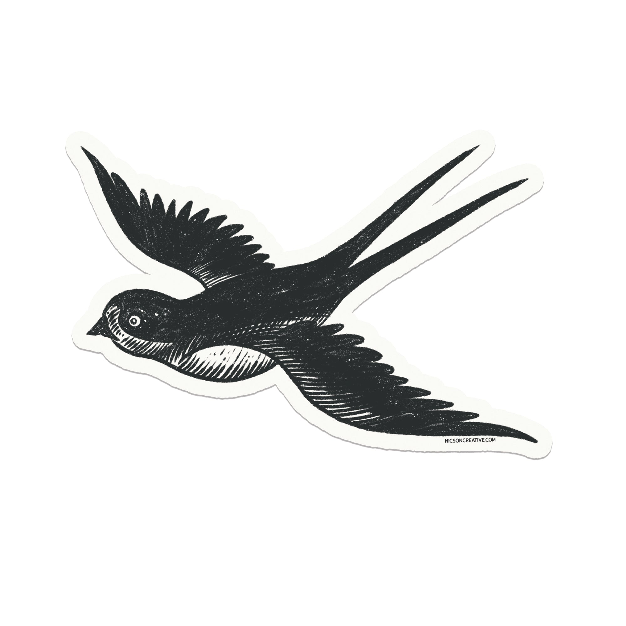 Swallow Bird Sticker
