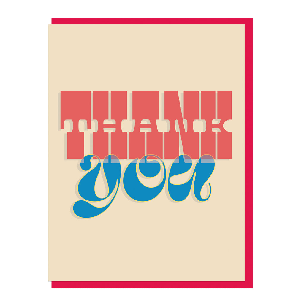 Thank You Overlay Greeting Card