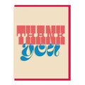 Thank You Overlay Greeting Card