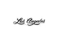 LOS ANGELES SCRIPT VINYL STICKER