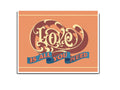 LOVE IS ALL YOU NEED GREETING CARD