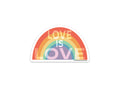 LOVE IS LOVE VINYL STICKER